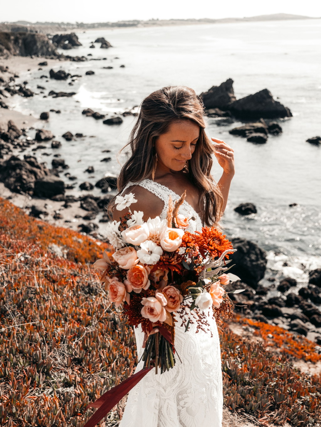 Brautstrauß aus Trockenblumen